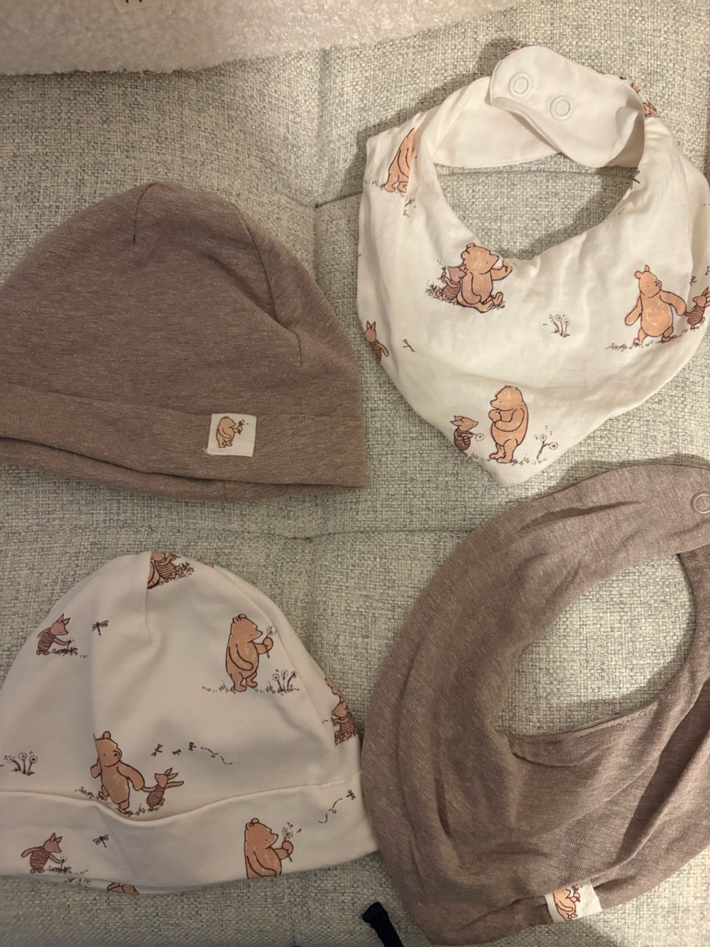 *2 for $15* H&M Disney Winnie the Pooh Newborn Cotton Hats and Bibs